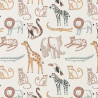Printed Cotton KASSEM Ecru / Linen